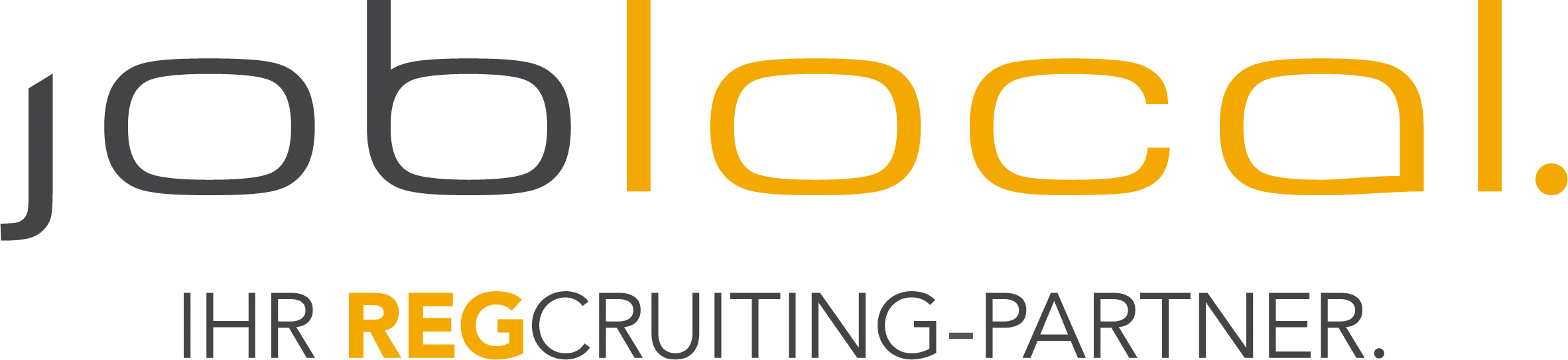 Joblocal Logo REGcruiting mittig Anthrazit Orange RGB - Alle Mitglieder